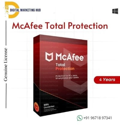 McAfee  total protection Antivirus software